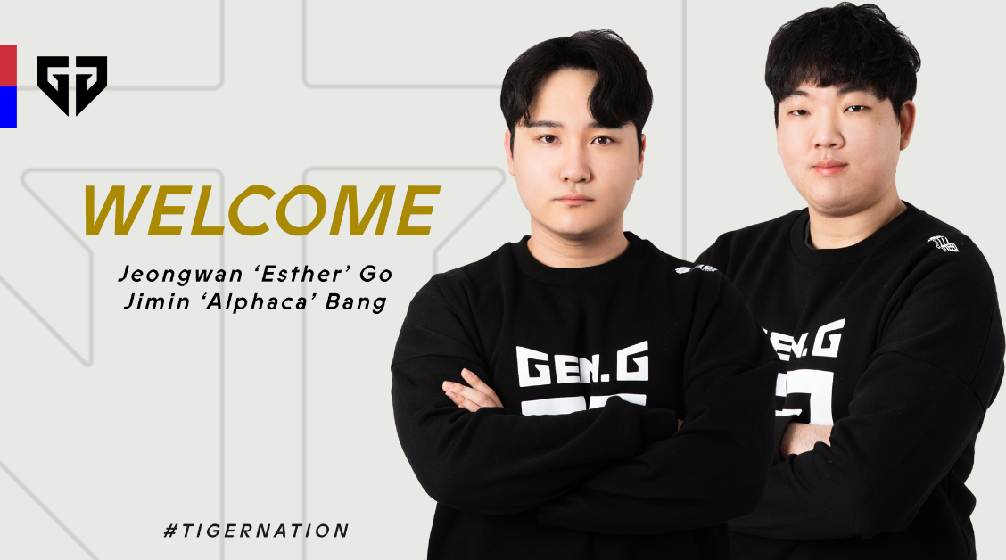 Gen.G PUBG正式官宣:Alphaca、Esther加入团队