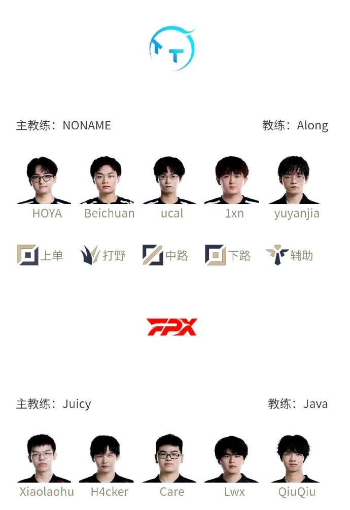 2023LPL夏季赛5月29日首发名单