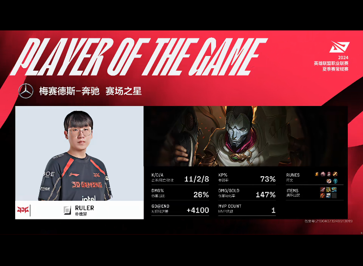 [战报] 经验老道反复拉扯 JDG连下两城带走TT