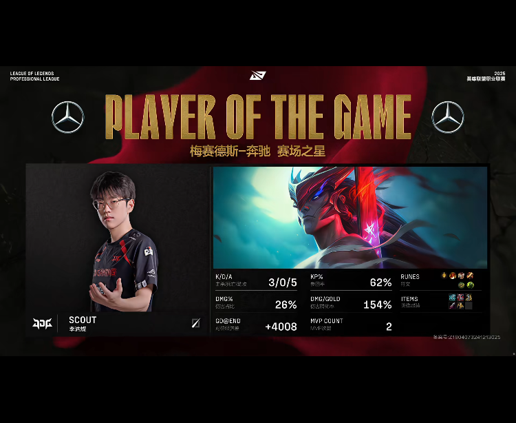 [战报] OMG一念之差葬送前期 JDG鏖战五局拿到第二胜