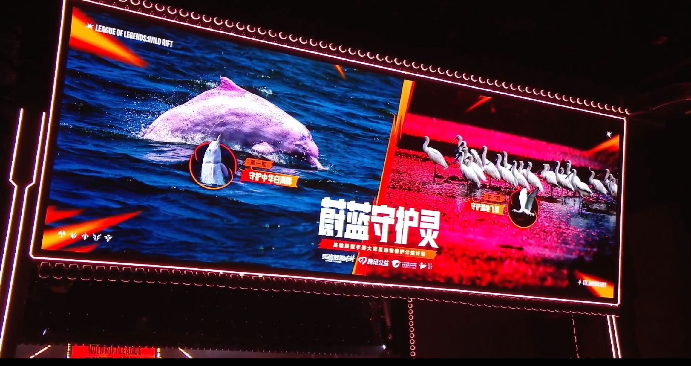 我的英雄就是招牌!巨型金克丝破界登陆上海陈都灵常华森亮相手游四周年庆典
