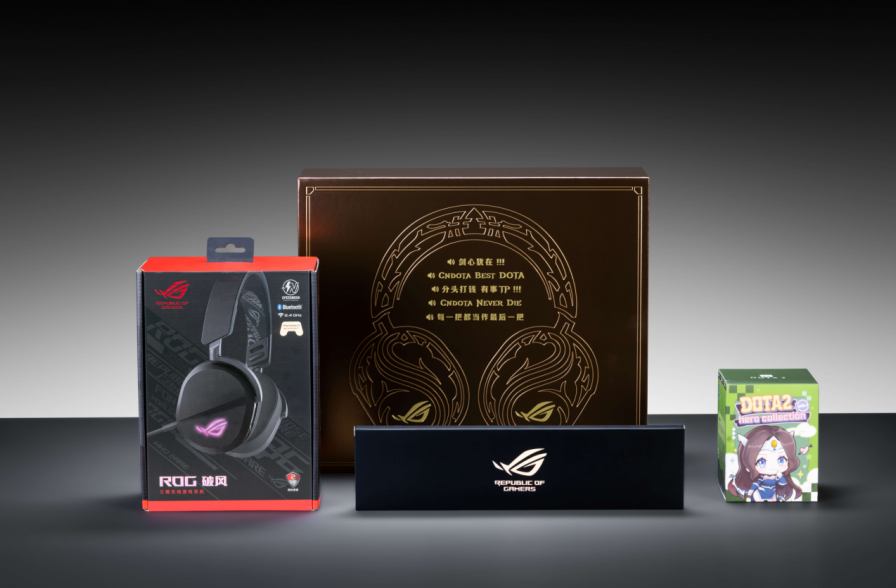 ROG×刀塔联名限量礼盒已开启预约,三款电竞外设致敬刀塔玩家青春回忆