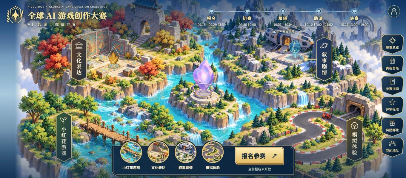 AIGCC全球首个全链条AI游戏创作大赛决赛落地北京,火热报名中