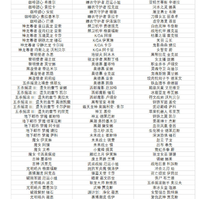 活动预告:英雄皮肤全场半价