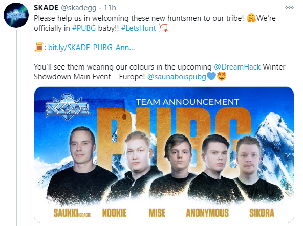 老兵永远不死——芬兰之光Saunabois战队的PUBG生涯