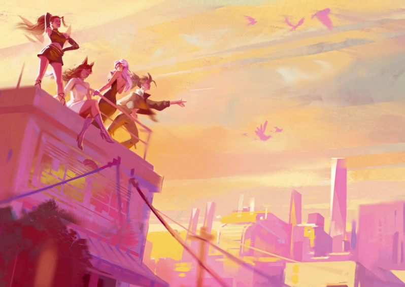 拳头游戏携手路易威登推出 K/DA “游记”《Tempo Point》